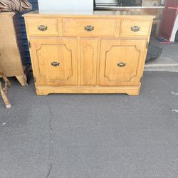 Antique wooden dresser 43”wx30t”x18”deep