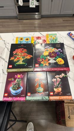 Lego flower botanicals set