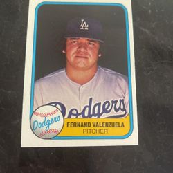 Fernando Valenzuela Rookie Card