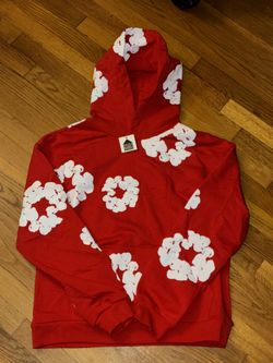 Red Denim Tears Hoodie Size M