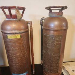 Antique fire extinguishers 3 available