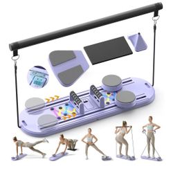 Pilates Board Muiltifunctional Rebound Abdominal Board Foldable Pilates Reformer 