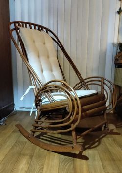 Antique Bent Wood Rocking Chair