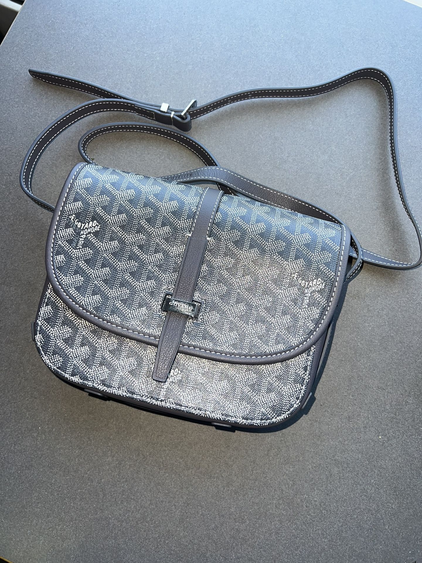 Goyard Belvedere Messenger Bag PM Gray