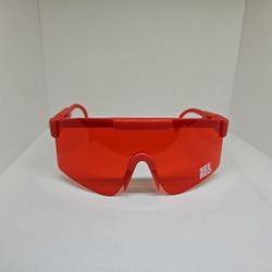 See Red Sunglasses Chicago Bulls - Adjustable - Red Lens - Rare