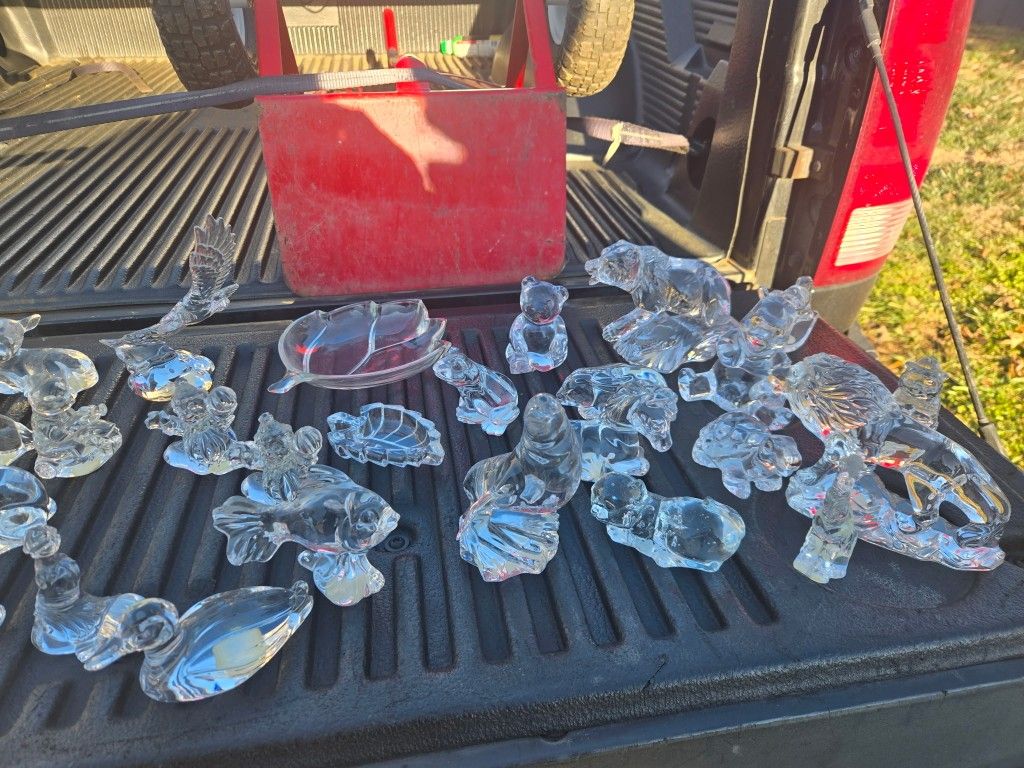 All Kinds Of Princess House Crystal Animals