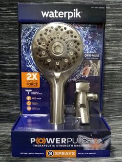 Waterpik Powerpulse Therapeutic Strength Massage Handheld Shower Head