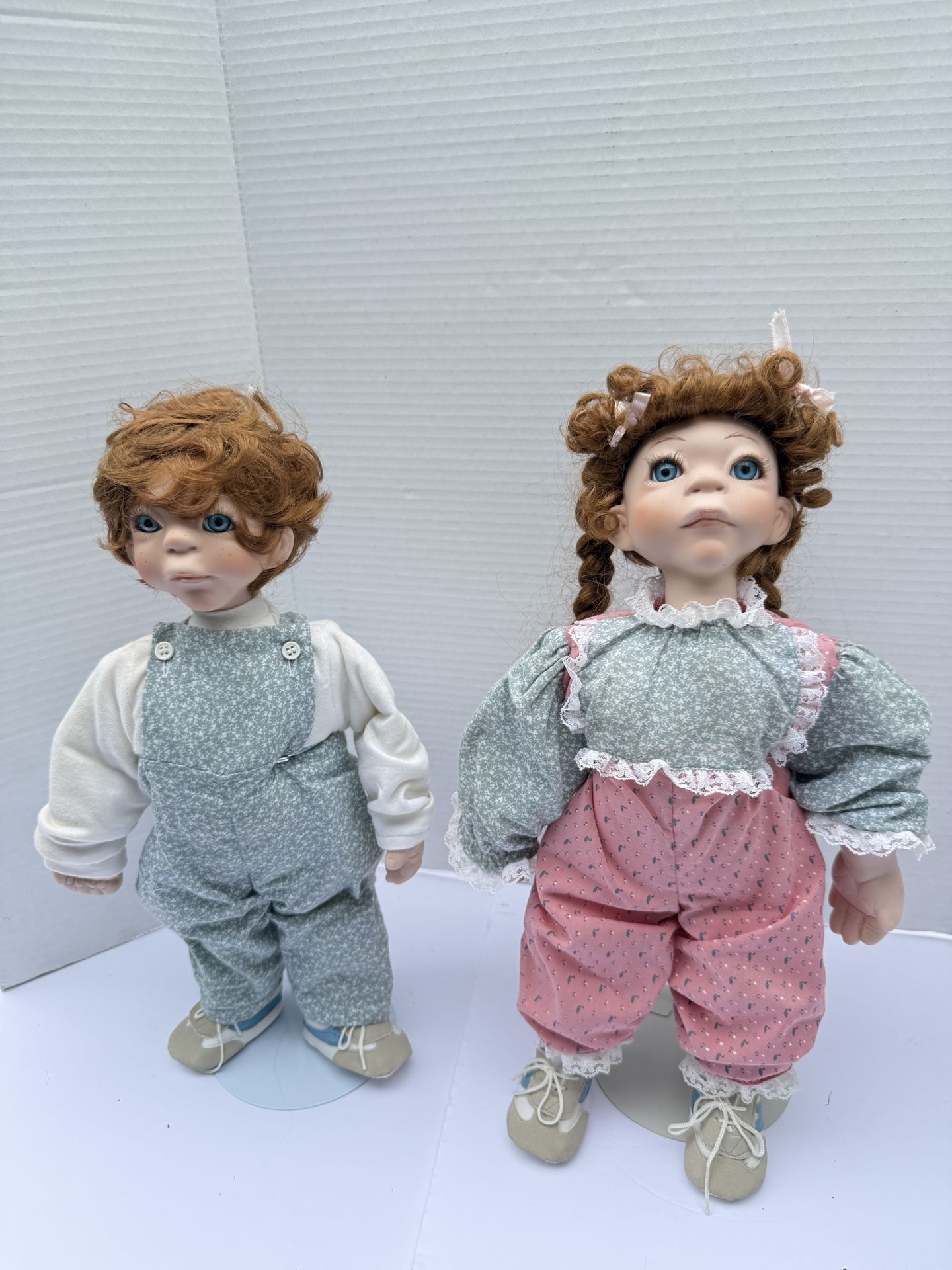 DYNASTY DOLL COLLECTION FRICK AND FRACK PORCELAIN DOLLS