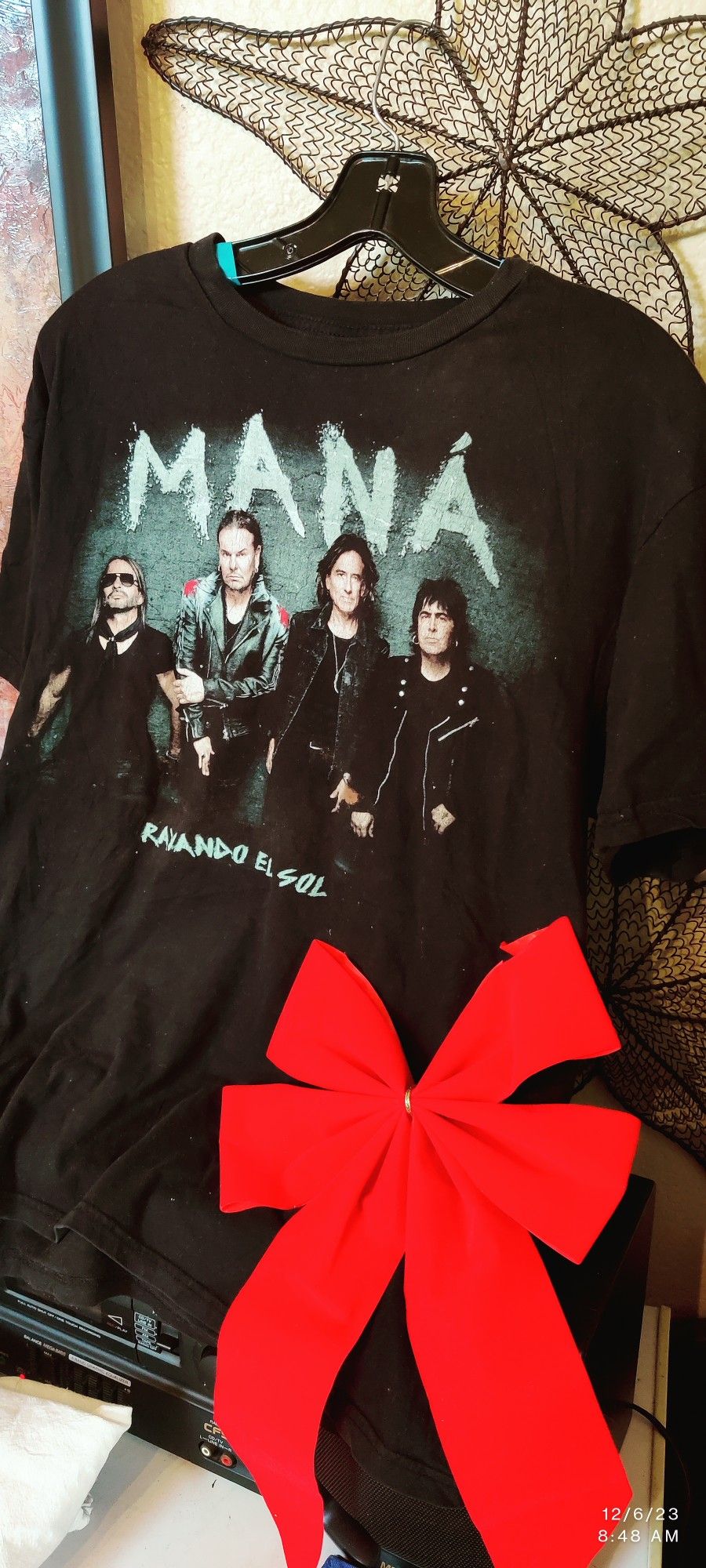 Rare 2019 MANA MUSIC BAND CONCERT T-SHIRT TEE SIZE LARGE 