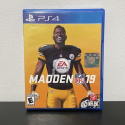 Madden NFL 19 PS4 Sony PlayStation 4 CIB Football Video Game