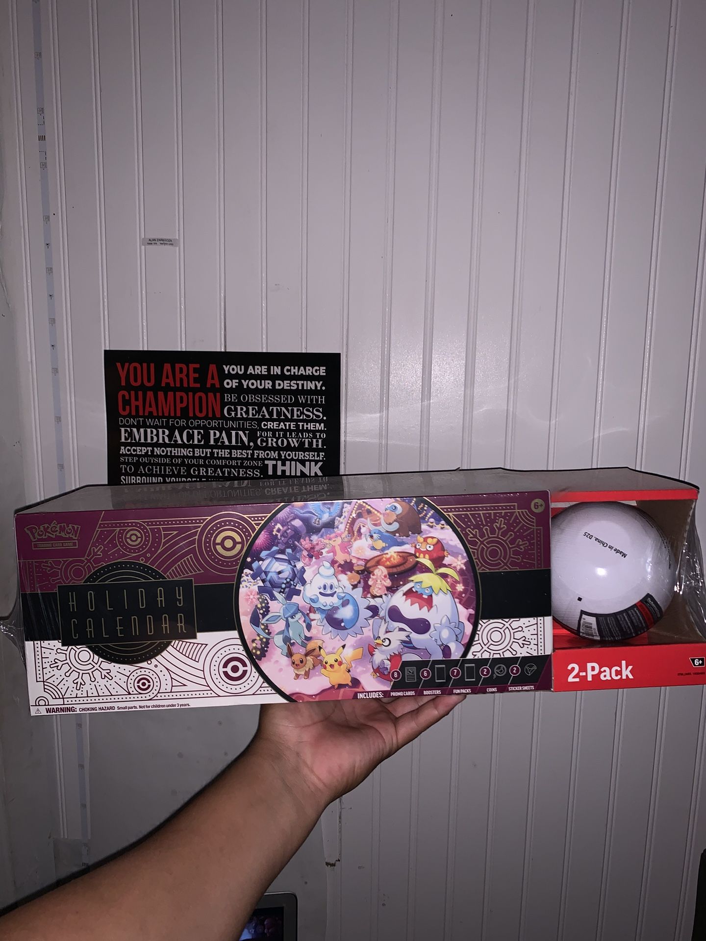 Pokémon Tcg holiday calendar 2-pack Costco exclusives