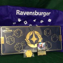 New Disney D23 2024 Exclusive Lorcana Card Set Seale, D23 Mickey Pin & D23 Mickey Sorcerer Card 