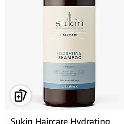 Sukin Haircare Hydrating Shampoo, 33.82 Ounce
