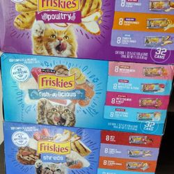 32 Count Cases Friskies Wet Cat Food