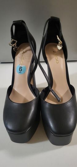 Aldo High Square Heel Platform Women's 6 Shoes