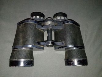 Vintage Binoculars with Chrome Trim