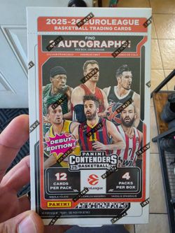 Panini Contenders Basketball 2025 - 2026 Euroleague Hobby Box