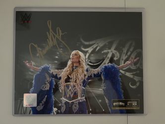 WWE Charlotte Flair Signed Limited 8x10 Photo