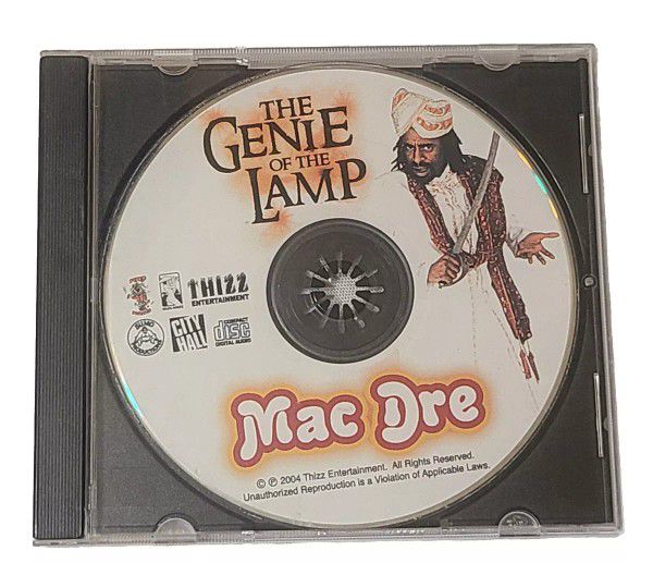 Mac Dre The Genie Of The Lamp CD HTF OOP Rap Rare Bay Area Cali West Coast Thizz

