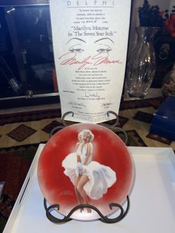 Marilyn Monroe Collectible Plate