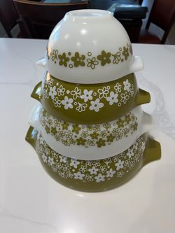 Pyrex Cinderella Spring Blossom Nesting Bowls Set of 4