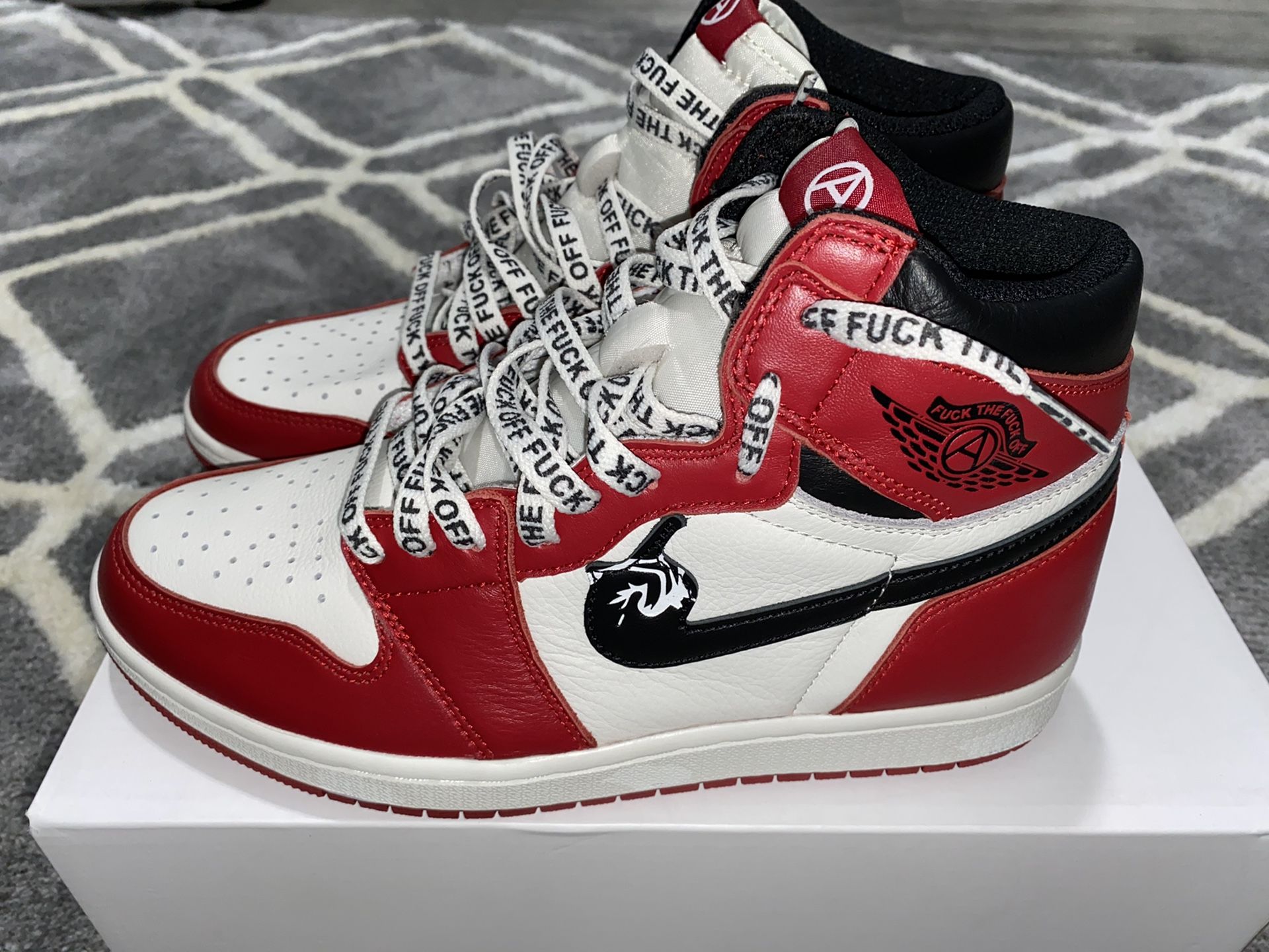 F*ck Off Jordan 1 Size 8 New