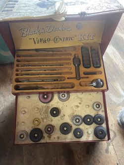 Black And Decker Valve Seat Tool Set And Cylinder Honing Kit And Cylinder Cutters