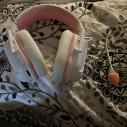 Xbox Headset White And Pink