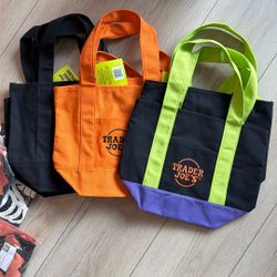 Trader Joe’s Tote Five Dollars Each H&M Halloween Long Sleeve Shirts See Size On Tag In Picture