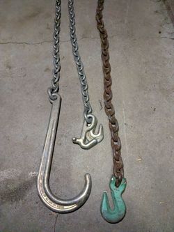 Conbell 20 ft chain with hooks / 10 ft j hook with 2 anchors