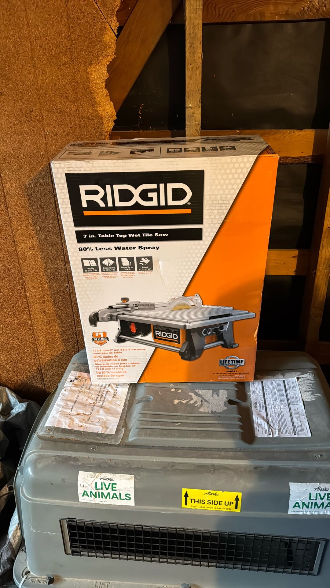 NEW Ridgid  R4021 Wet Tile Saw