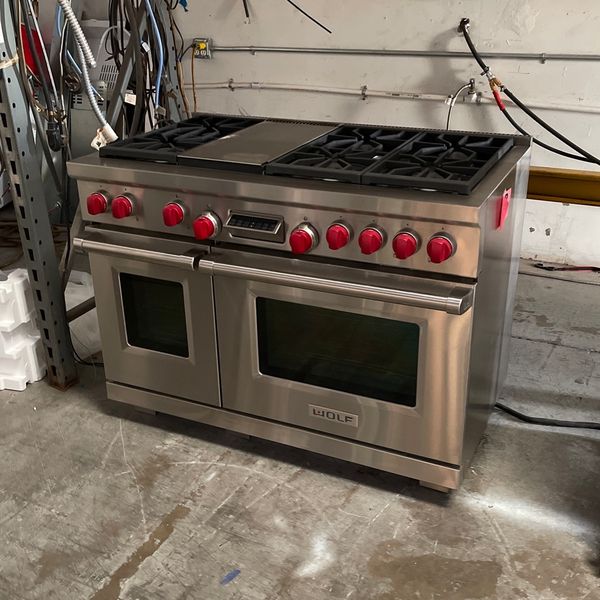 Wolf 48” Stainless Steel Dual Fuel Gas Range for Sale in Phoenix, AZ