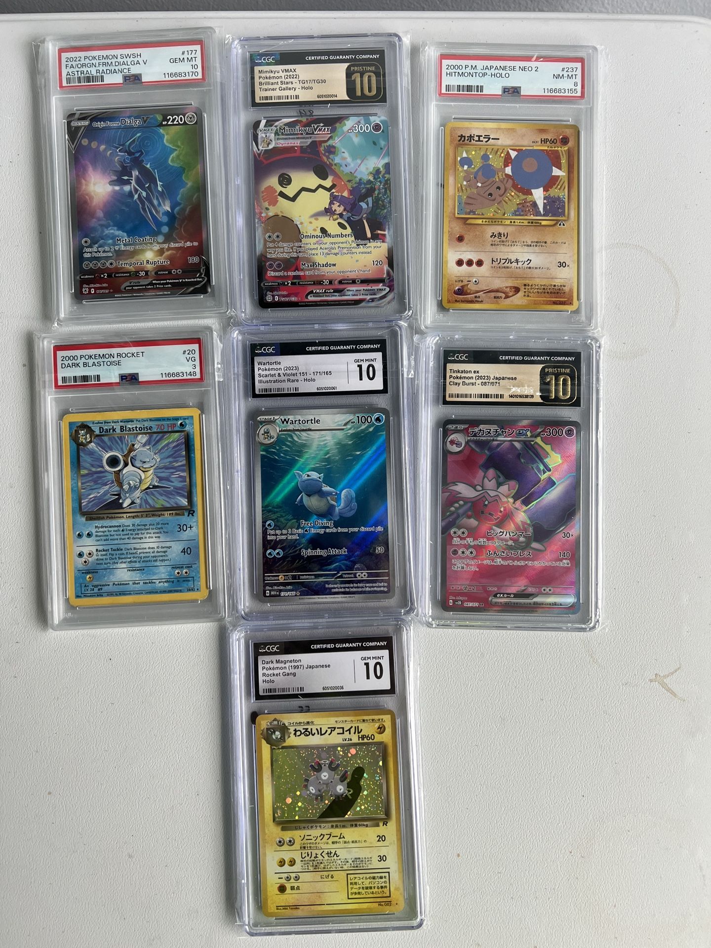 Pokemon Slabs TCG And PSA