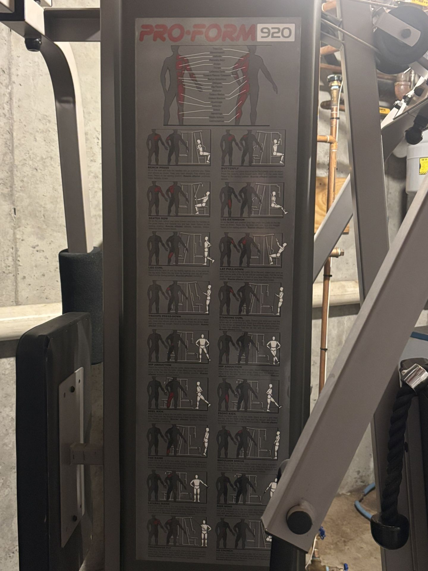Multifunctional Full Body Workout Machine