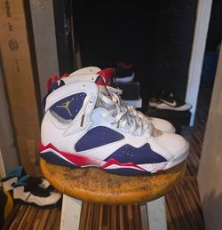 Air Jordan 7 Retro Olympic Alternate good cond sz 8.5 $135