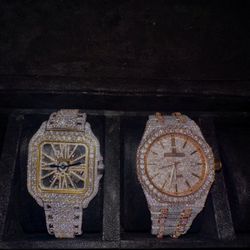 Cartier gold Two Tone  and Audemars Piguet Rose Gold 