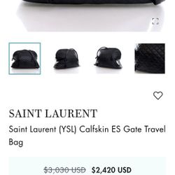  YSL BAG FOR SALE 850 WORTH 2800 ALMKSY NR