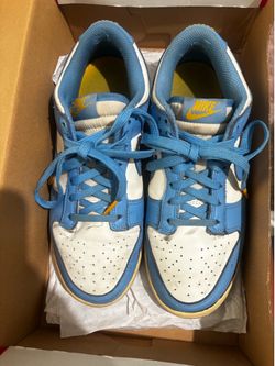 nike dunk low sail/coast university gold voile