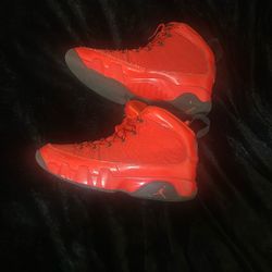 Red Jordan 9s
