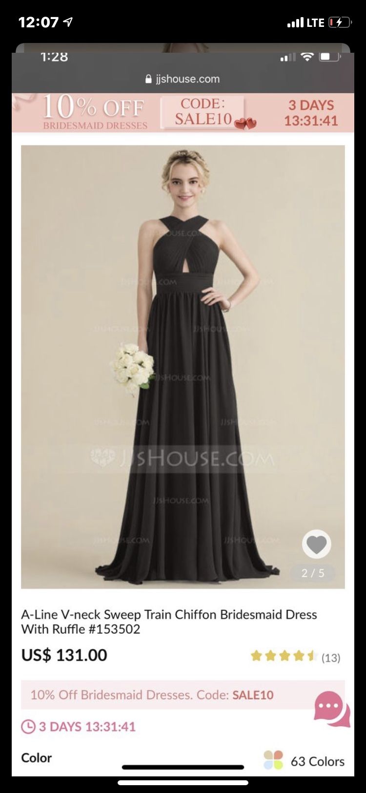 Black gown for any occasion