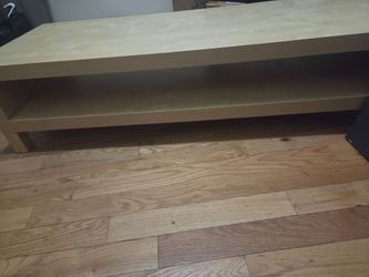 Wooden coffee table