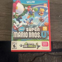 New Super Mario Bros. U + Super Luigi U Nintendo Wii Game