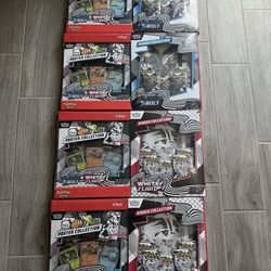 2 Black Bolt 2 White Flare Poster + Binder Collection Sam's Club Bundle Lot of 4