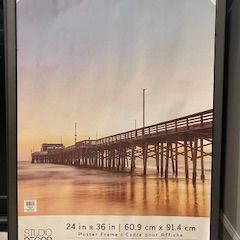 Set of 3 Black Framed Picture Frames