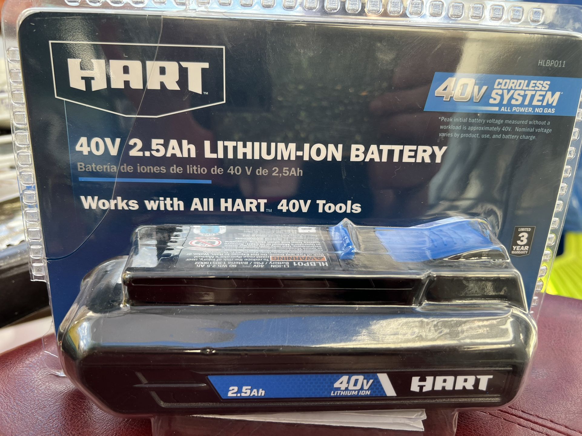 New 40v 2.5ah Hart Battery