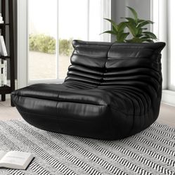 Microfiber Leather Standard Bean Bag Chair 