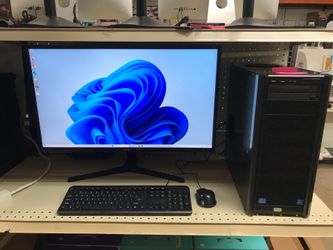 Gaming PC RX 580 8GB + Monitor – i7, 24GB RAM, Win 11 Pro