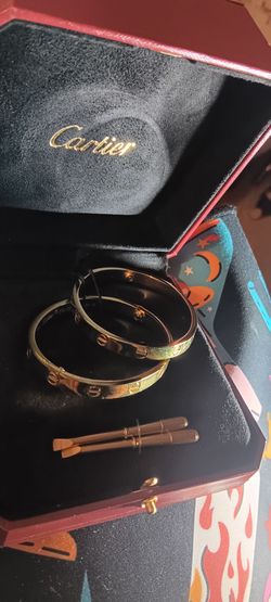 Cartier love bracelets