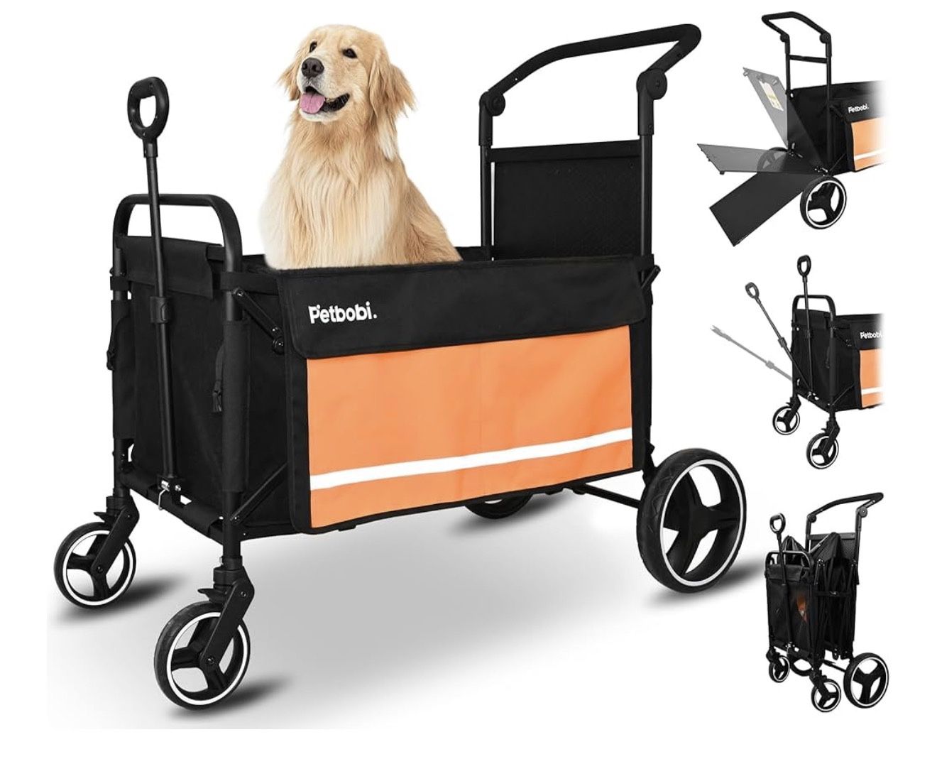 Large And Medium Dog Stroller 