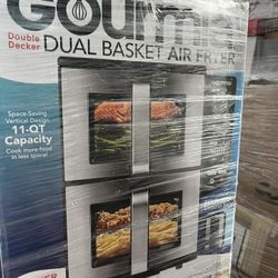 Gourmia 11-Qt. Dual Basket Air Fryer